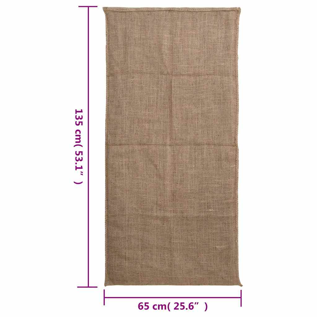 Jute Bags 10 pcs. 65 x 135 cm 100percent Jute 220 g m²