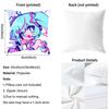 Anime Muse Dash Girl Cushion Cover Pattern Printed Pillowcase for Living Room Sofa Cushion Cover & Bedroom Decor