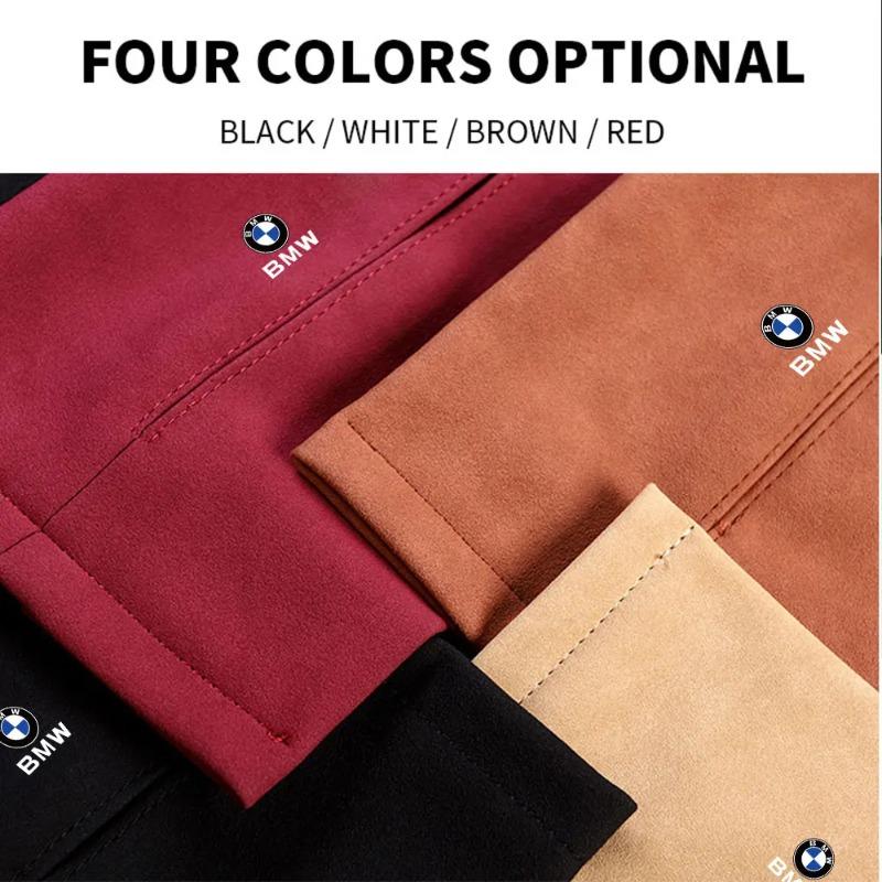 1pc Car Tissue Box Suede Sun Visor Seat Back Hanging Bag For BMW M E46 E90 E60 F30 E39 F10 E87 E36 F20 E92 Serie 1 BT21 G20 X1