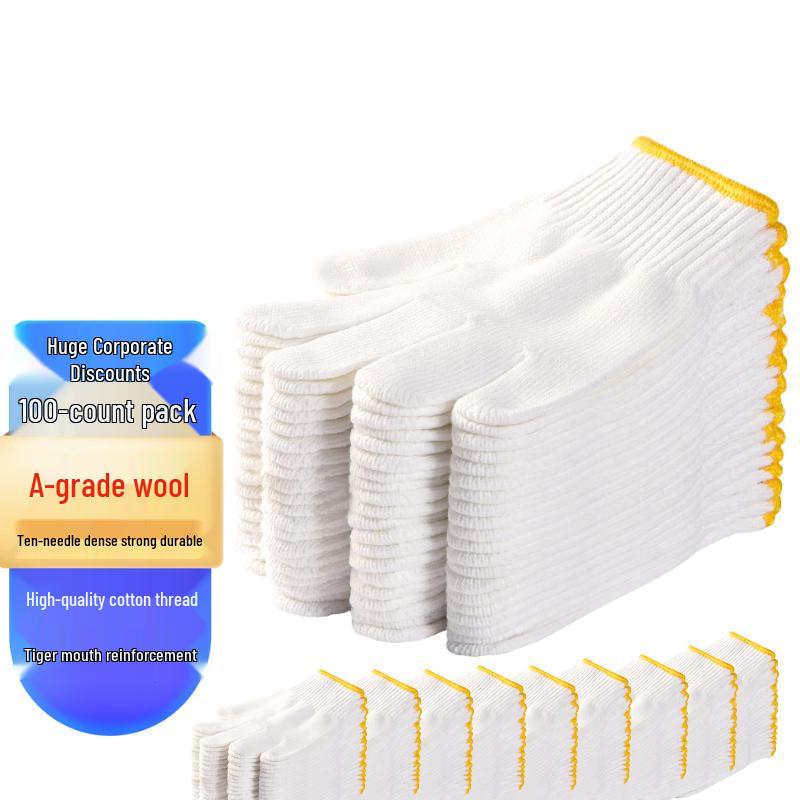 Friend Yu Heavy-Duty Cotton Work Gloves