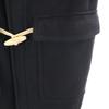 THE RERACS Made In Japan Melton Duffel Coat 36 Dark Blue Women Used