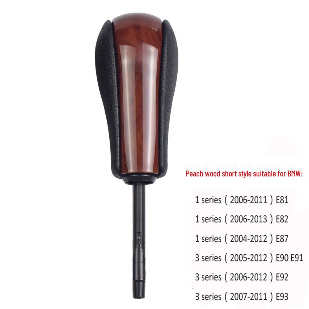 Compatible Gear Knob for BMW 3, 5 Series, Z4 (E90, E60, E92), X1, and E46 Models.