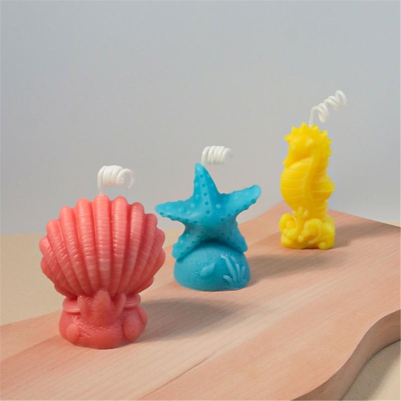 Mehrzweck Große Muschel Robuste Silikon Squeeze Form für Werkzeug Schokolade Süßigkeiten Kuchen Seife Basteln Heimdekoration