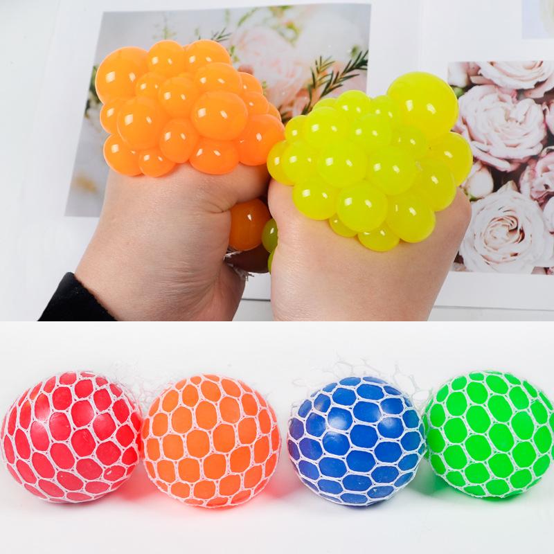 Creative Vent Ball, Decompression Grape Ball, Kneading Music Ball Toy, Crystal Colored Beads, Water Ball Decompression Artifact, Tricky Gift