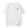 Men Summer Loose Short Sleeve Letter Printed Pullover Brathable Cotton T-shirt