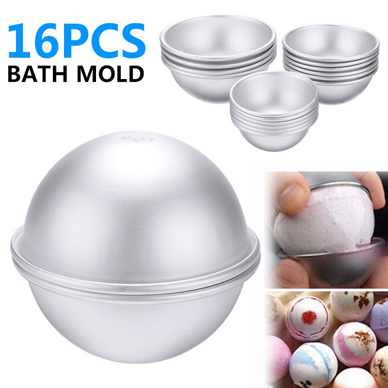 

Peigu 16 шт. 8 комплектов, новая форма для самостоятельного изготовления, сфера, металлическая бомба для ванны, газированная форма для изготовления тортов, свечей