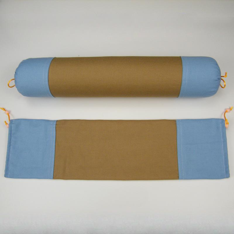 2pcs Cylindrical Pillow Case Cotton Neck Bolster Headrest Pillow Cover Sofa Backrest Cylinder Waist Cushion Cover No Fillings 50x10cm 2190₽