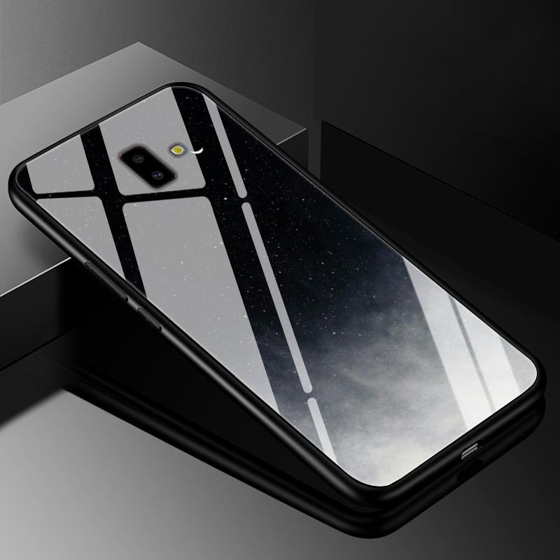 For Samsung J6 2018 Case Cover Tempered Glass Cases for Samsung Galaxy J4 J6 Plus 2018 J8 J7 J730 2017 Prime Hard Back Bumper J6