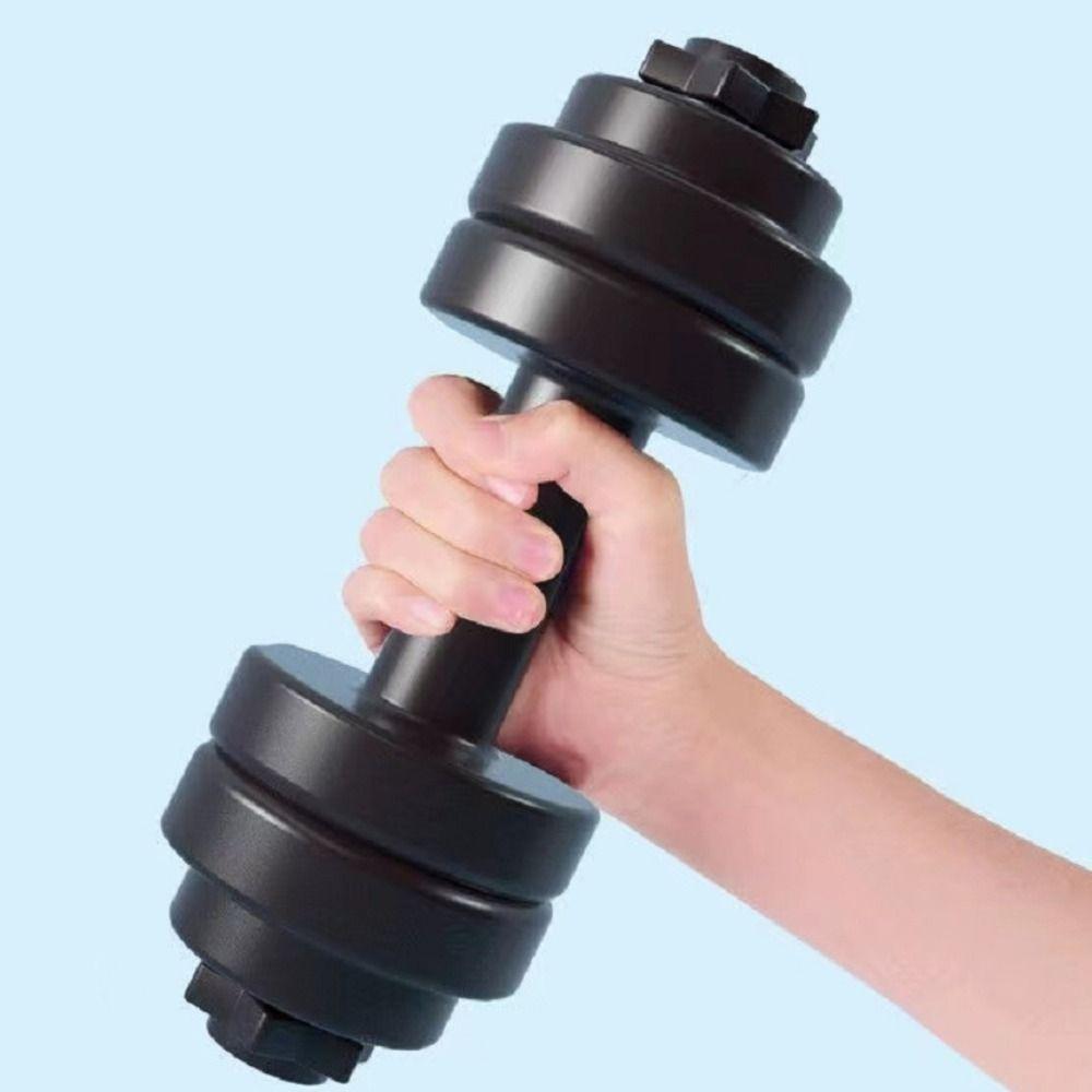 Max 1KG Činky naplněné vodou Multifunkční fitness láhev na vodu Zábavná činka Vodní pohár Tělocvična