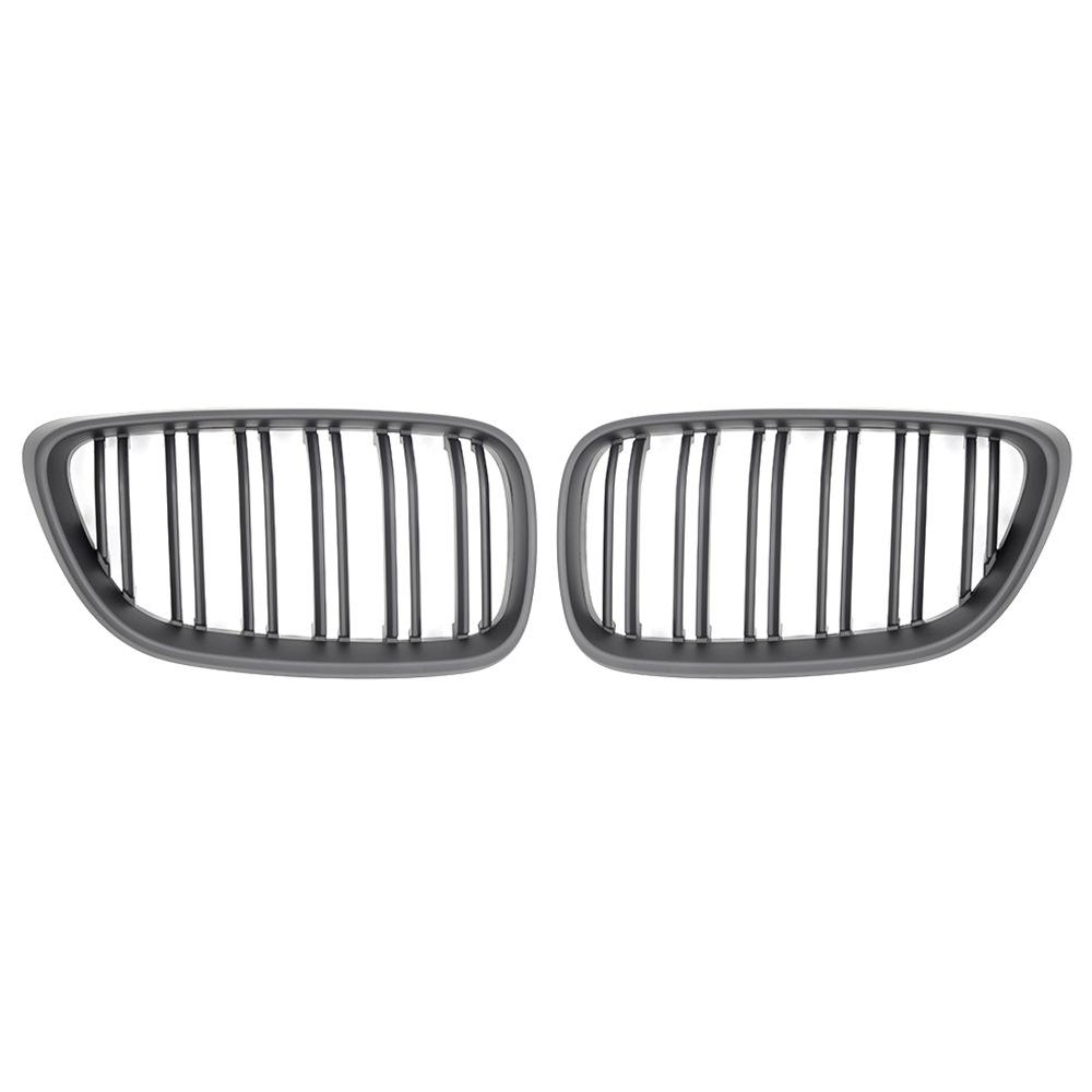 Mattschwarzer Doppellinien-Kühlergrill für BMW 2er F22/F23 (2014-2019)