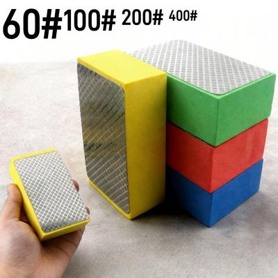 Diamantové ruční lešticí pady Dlaždice Sklo Abrazivní Brusný blok Pad Kámen Mramor Keramika Abrazivní Brusný kotouč