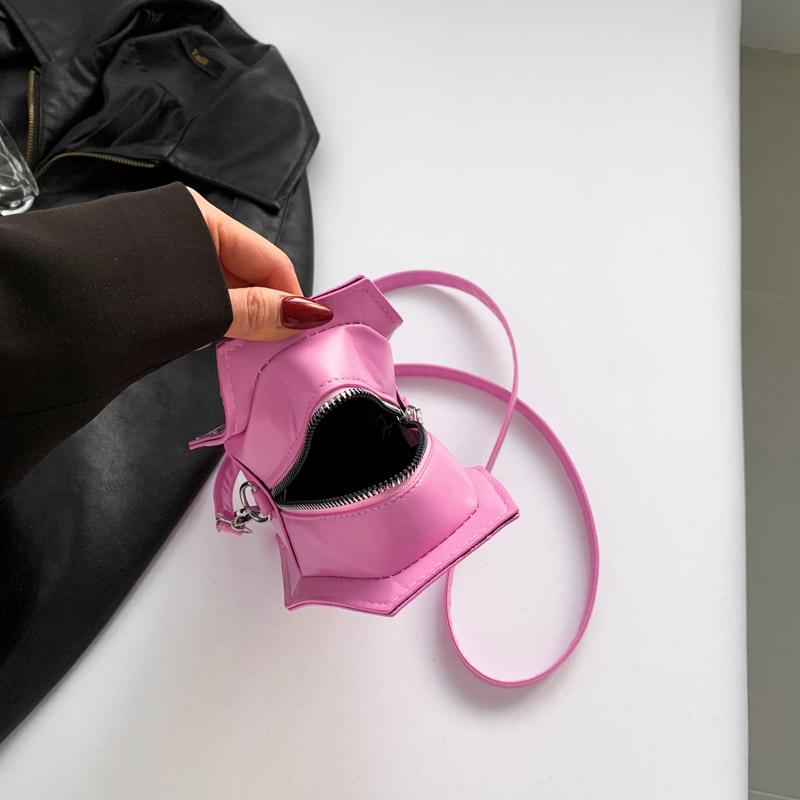Halloween Crossbody Bag for Women Adjustable Strap Shoulder Bags New Coffin Shaped Spider Web Purse Female Novelty Messenger Bag