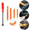 5pcs Car Door Clip Panel Audio Video Dashboard Removal Kit Installer Prying Tool Rivets Fasteners Disassembly Nail Puller