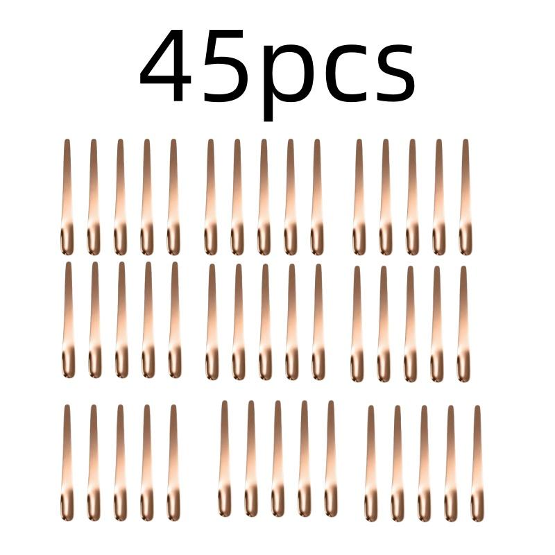 Tea Spoon Stainless Steel Flat Espresso Dessert Small Coffee Scoop Mixer Stirring Bar Kitchen Tableware