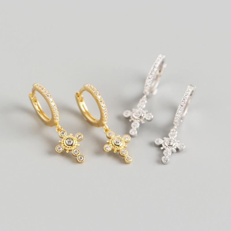 

YHE0192 Легкие роскошные серьги из стерлингового серебра S925 с бриллиантами и бриллиантами