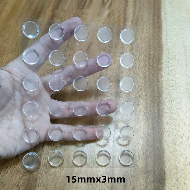 Silicone Self Adhesive Furniture Pads Crib Bumper Pads Refrigerator Anti-collision Strip Wall Protector Door Stopper Silencer