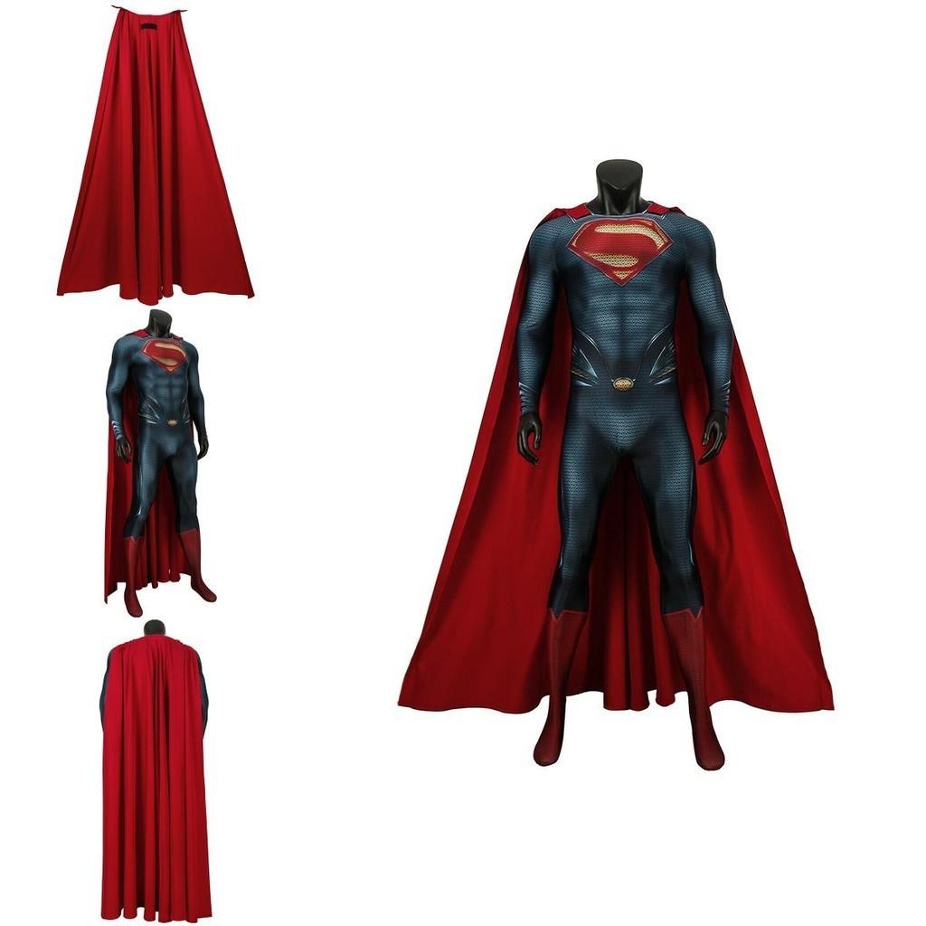Quality Superman Man Of Steel Cosplay Costume For Unisex Adults And Kids**