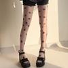 Seamless Large Dot Pantyhose Elastic Y2K Retro Silk Stockings Sweet Polka Dot Stockings  Party
