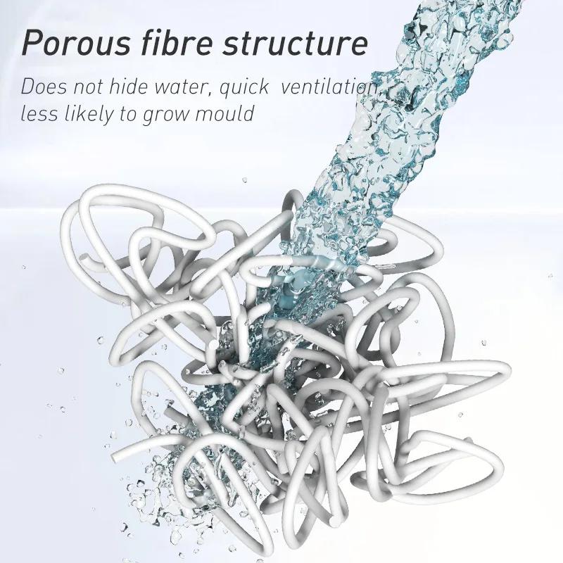 1Pc Bathroom Anti-slip Mat Mildew Proof Waterproof Shower Mat Soft Massage Home Bath Kitchen PVC Washable Quick Drying Floor Rug