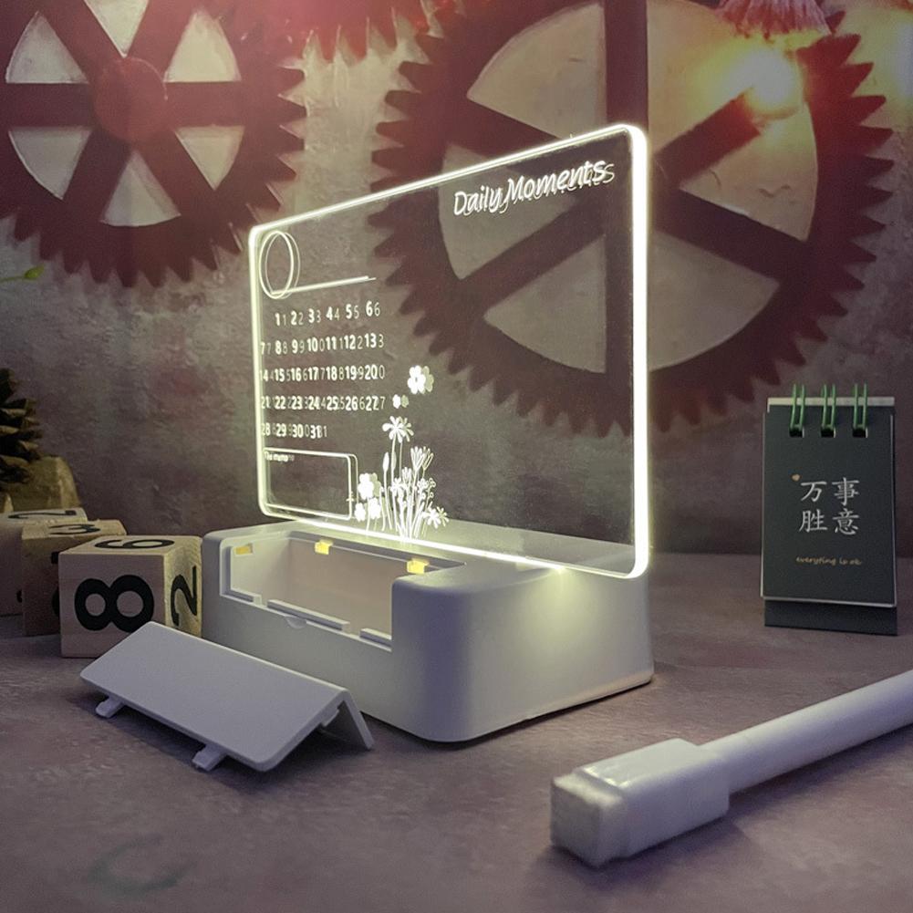 Note Board Creative Led Night Light Message Board Decoration Night Lamp