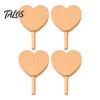 Painting Supplies Unfinished Wood Popsicle, Summer Ice Cream Shaped Wooden Shapes Paint Craft for DIY Projects Home Decoration Holiday Crafts