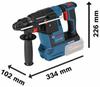Perforateur SDS Plus 18V GBH 18V-26 (sans batterie ni chargeur) + coffret L-BOXX - BOSCH - 0611909001