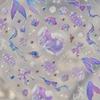 Magical Blow Bubbles Goldfish Bunny Rabbit Cat Kitten Shape Shiny Dreamy Bubbles 5D Nail Art Decorations Sticker Manicure Decal