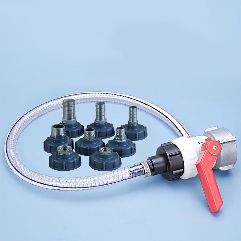 

Сливной адаптер с крупной резьбой 1/2 дюйма 3/4 дюйма 1 дюйм, инструмент для переключения полива, новые фитинги для носика, бак-тоут IBC