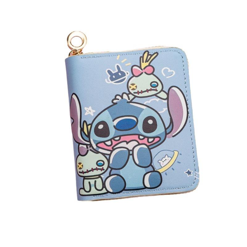 Cartoon Cartoon Pu Wallet Student Short Zipper Bag Change Bag ID Bag Card Bag