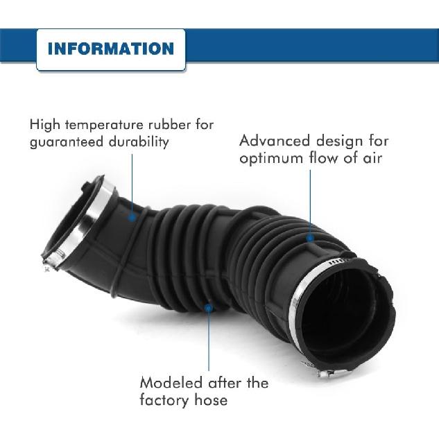 Air Intake Hose Compatible with 2011-2016 Chevy Cruze LS, 2011-2015 Cruze LT, 2011-2012 Cruze Base 1.8L - Intake Filter Tube Replaces # 13308302- Air