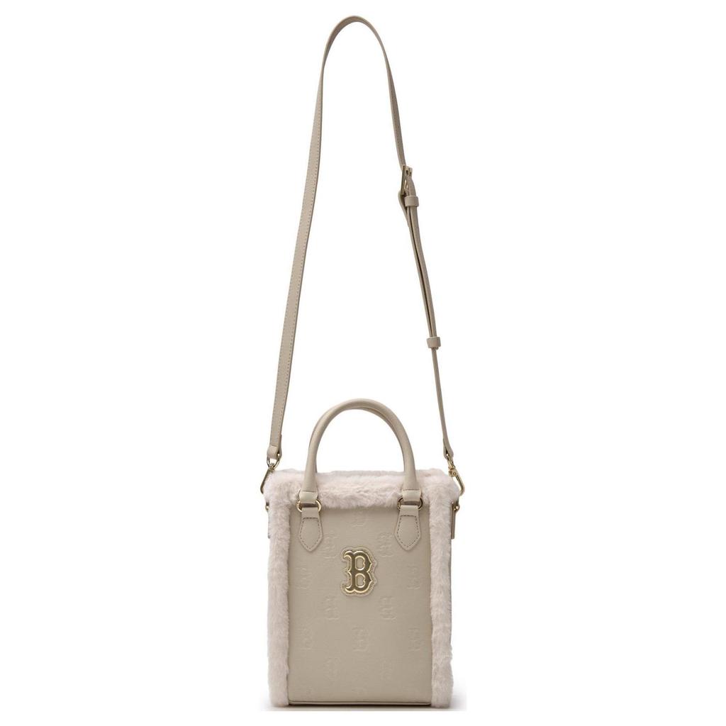 New MLB Handbags Light Beige 7ACRM0946-43BGL