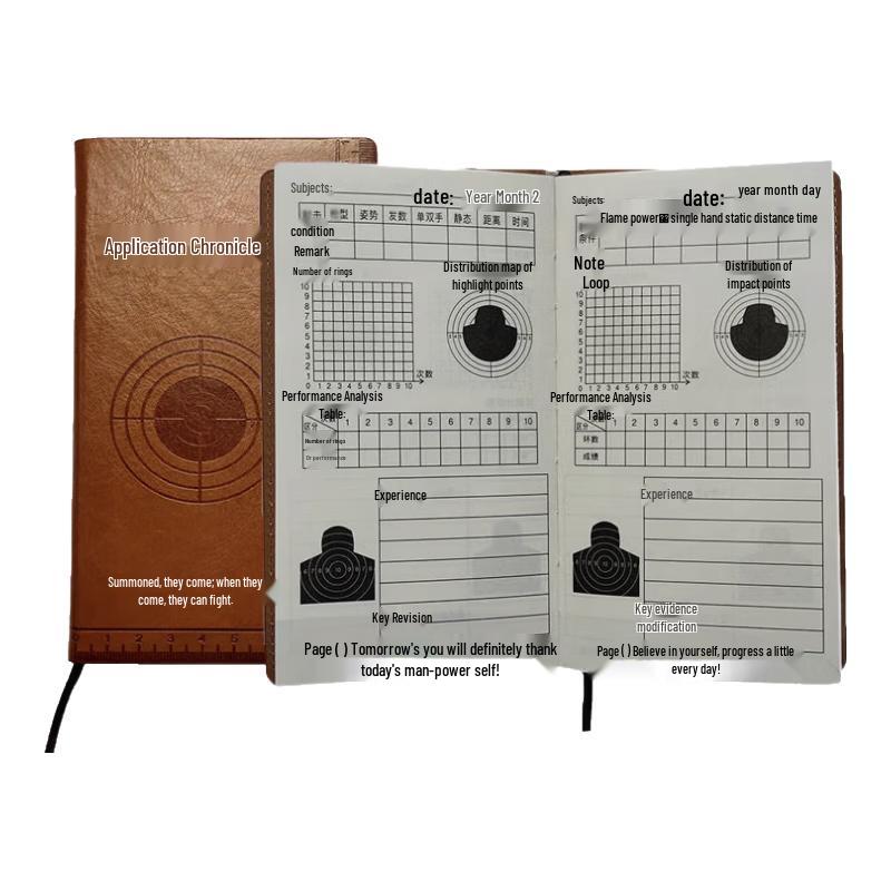Shooting Practice Record Book