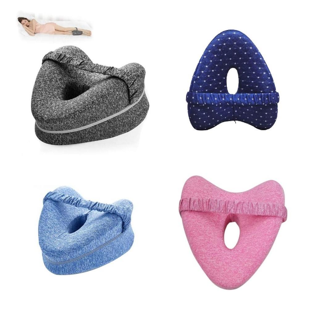 Heart-shaped Memory Foam Leg Pillow For Better Sleep And Improved Posture With Hollow-out Pattern