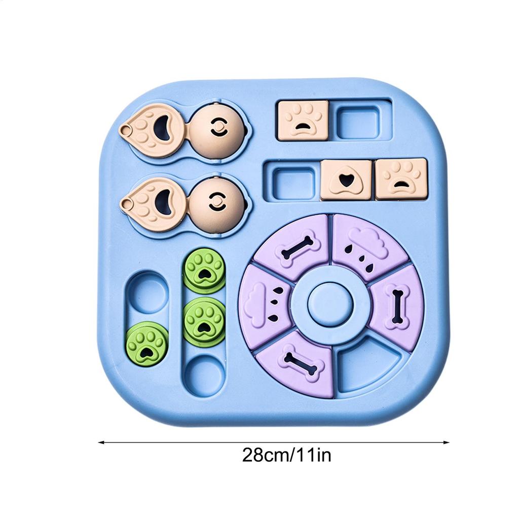 Dog Treat Toy Non-Slip Interactive Slow Feeder Interactive Dog Toys Puzzle Games for Puppy Kitten Cat Mental Stimulation Boredom
