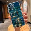 Phone Case Carcasa Funda For iPhone 17 Pro Max 17 Air 16 15 14 13 Pro Max 15 16 Pro 15Plus House Night Light Moon Scenery Case
