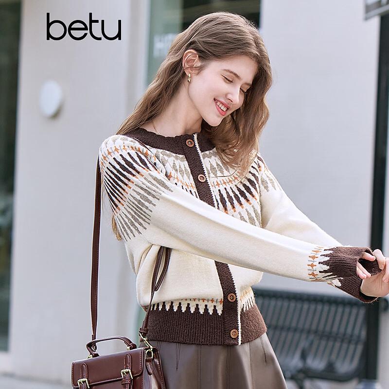 Betu Women's Fair Isle Jacquard Knit Top