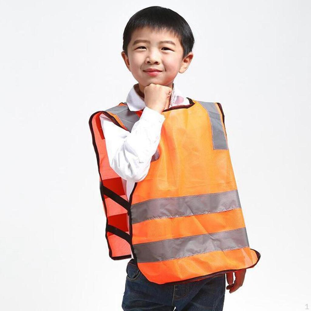 Child Safety Reflective Waistcoat Work Cycling Clothes