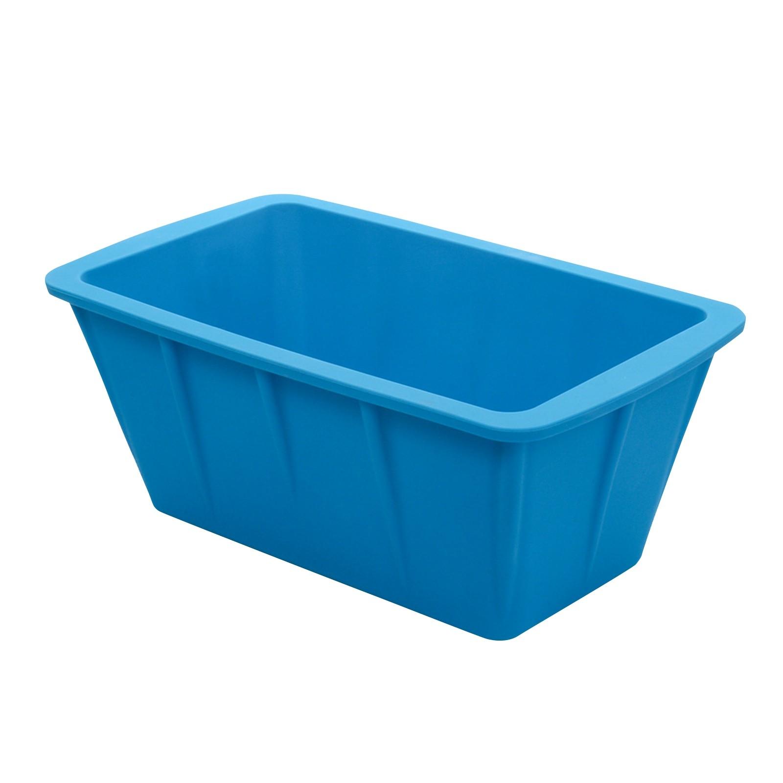 

Durable Heavy-Duty Black Plastic Utility Tub, Multi-Purpose Rectangular Container for Home and Garden Use One Size