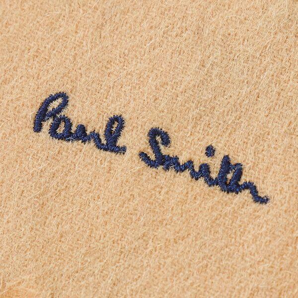 Used New Paul Smith Muffler/Stole Lambswool Scarf Camel