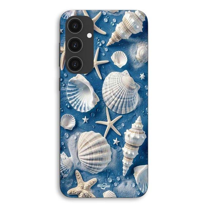 Phone Case - MANIACASE - Samsung Galaxy S25 Plus - Ocean Star Shells - TPU Silicone - Flexible