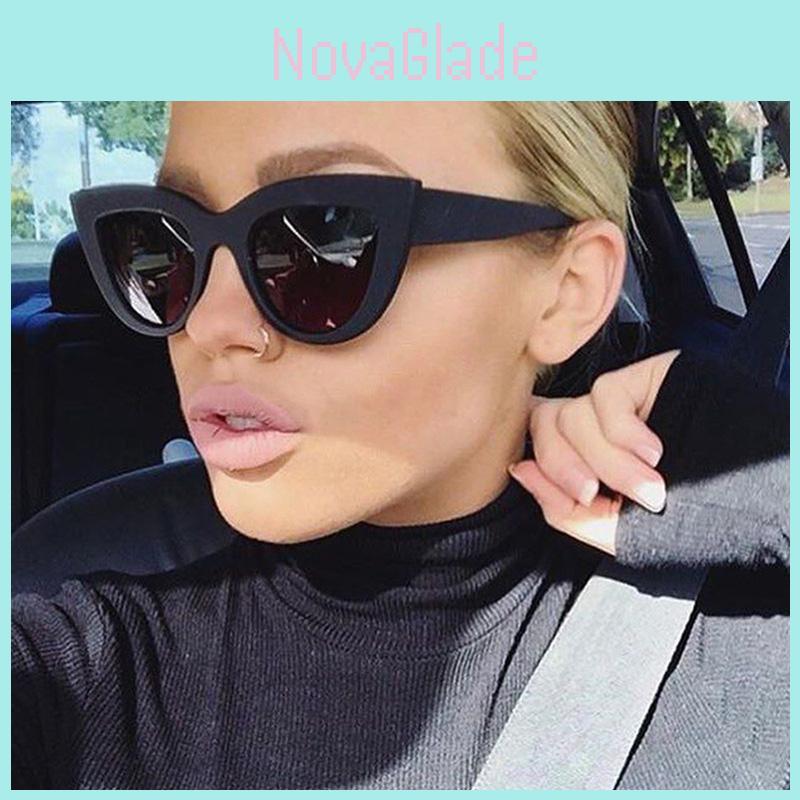 Premium Quality 2018 Women Ladies Cat Eye Retro Vintage Style Rockabilly Sunglasses