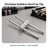 Pressing Tool Resistant Billiard Cue Tip Hassleeffortless