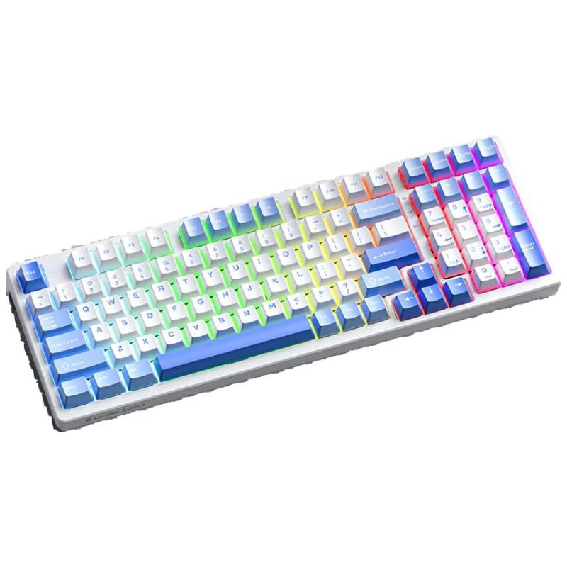 Lenovo GK10 98W Aurora Series Tri-mode RGB Hot-swappable Mechanical Keyboard