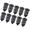 ACROPIX Rubber Nail Fast Tool Tire Repair Self Service Tubeless Rubber Nails 14x7mm Black 10pcs
