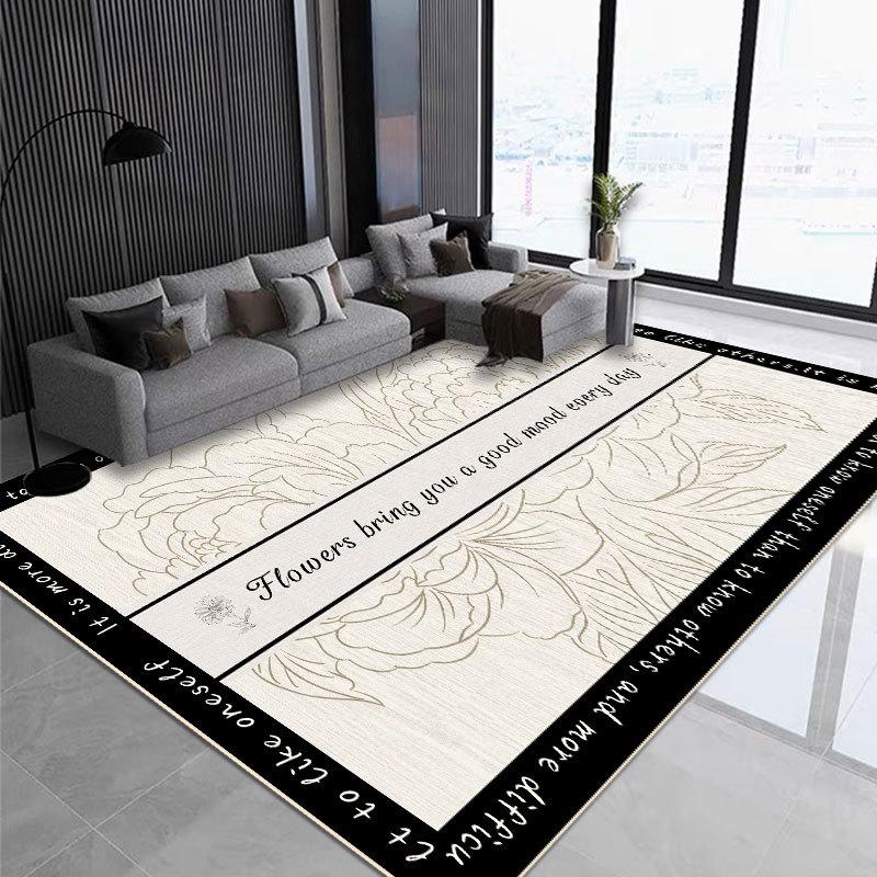 

Напольный коврик Nordic Crystal Velvet Printed с подложкой из термопластичной резины - ковер для гостиной 140x200cm TPR Base