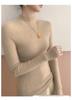Women's 2024 Slim-Fit Striped Cashmere Sweater - Seamless, Soft & Comfortable Knit Base Layer