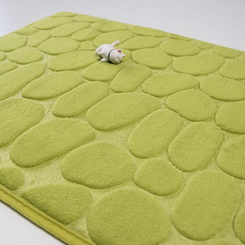 Embossed Pebble Coral Fleece Absorbent Mat