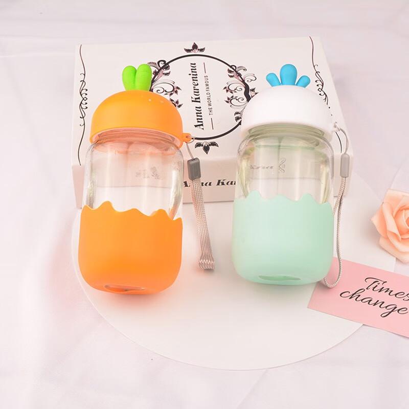 Creative Cartoon Children's Portable Glass Cup