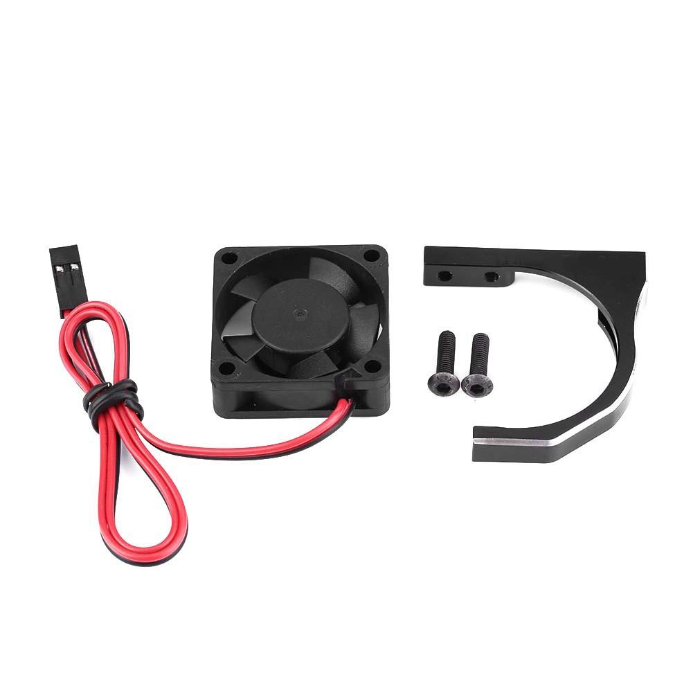 RC Car Accessory Motor Heat Dissipation Cooling Fan (30 * 30 * 10mm With Black Motor Mount)