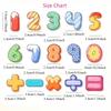 Mini Digital Teaching Aid Fridge Magnet Early Education Letter Magnetic Stickers Enlightenment Education Refrigerator Sticker